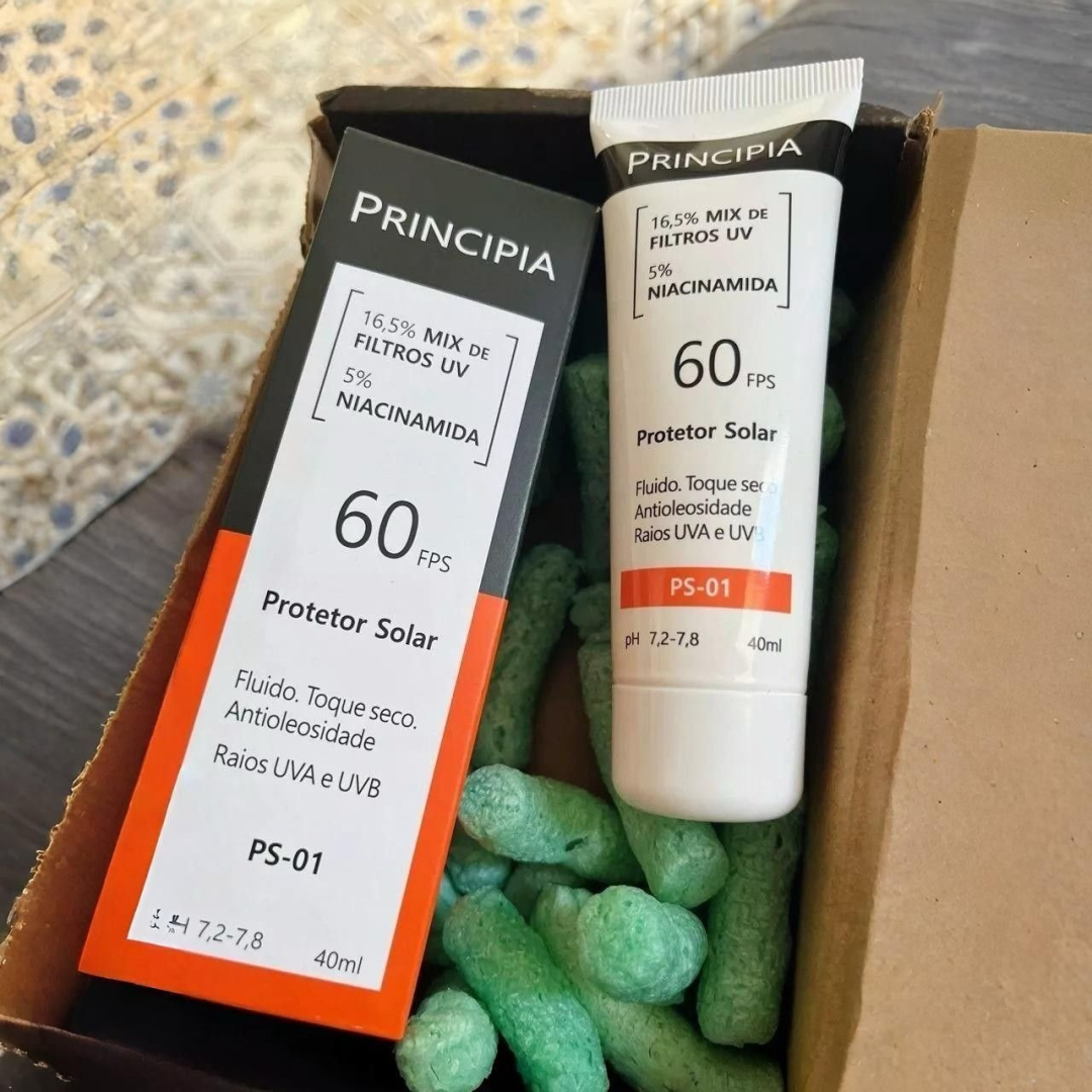 Kit com 2 Protetor Solar Facial PS-01 FPS 60