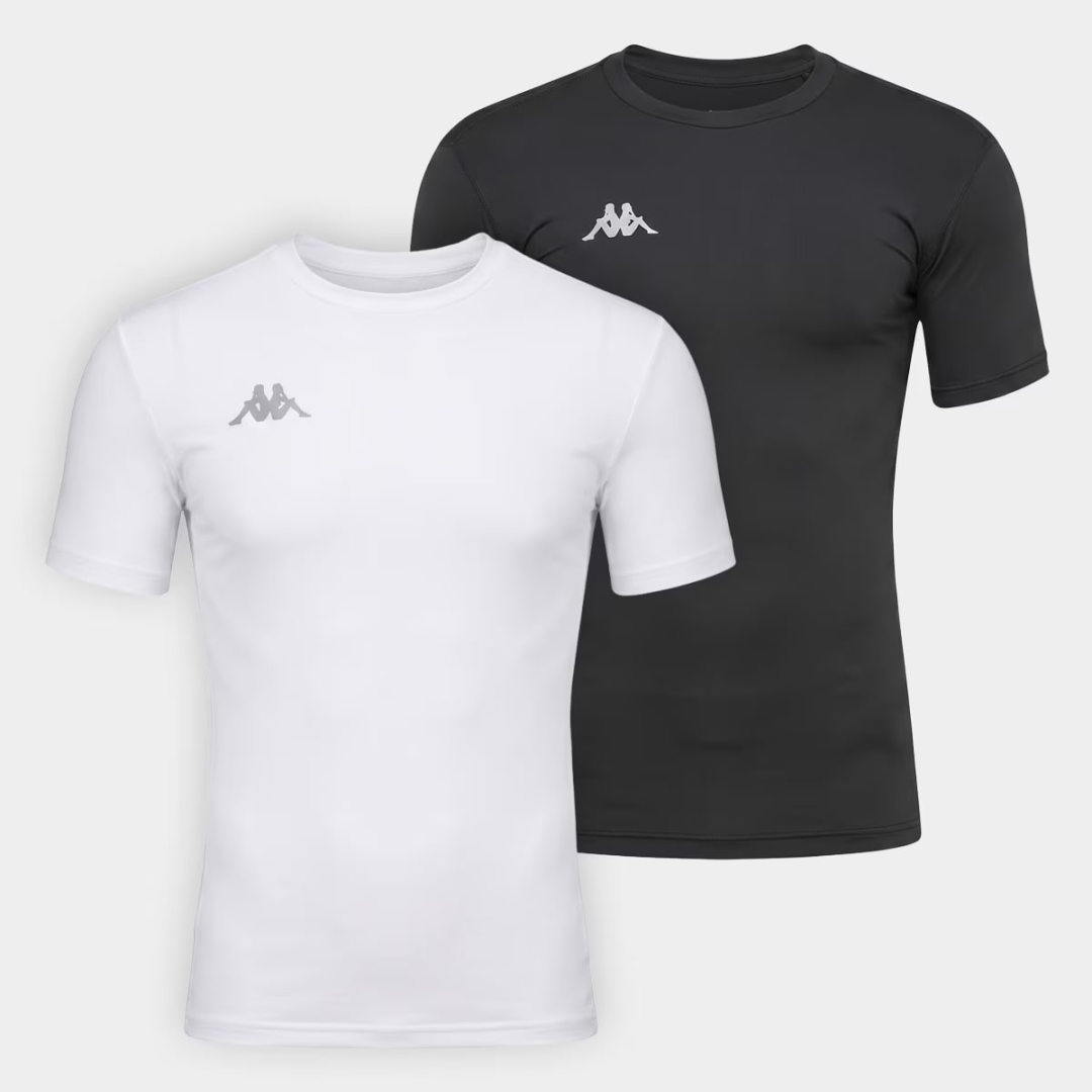Kit Camiseta Kappa Térmica Embrace C/2 Masculina