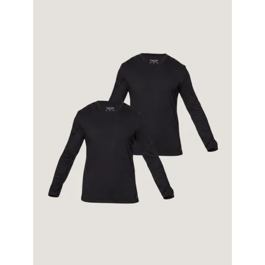 Kit com 2 Camisetas Manga Longa Calvin Klein