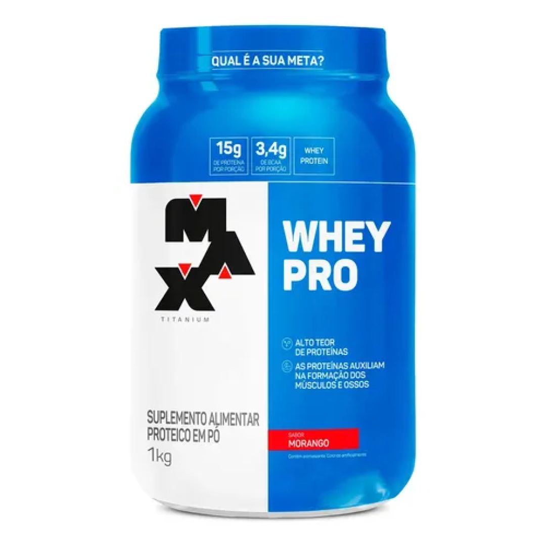 Whey Pro Max Titanium Concentrado 1kg
