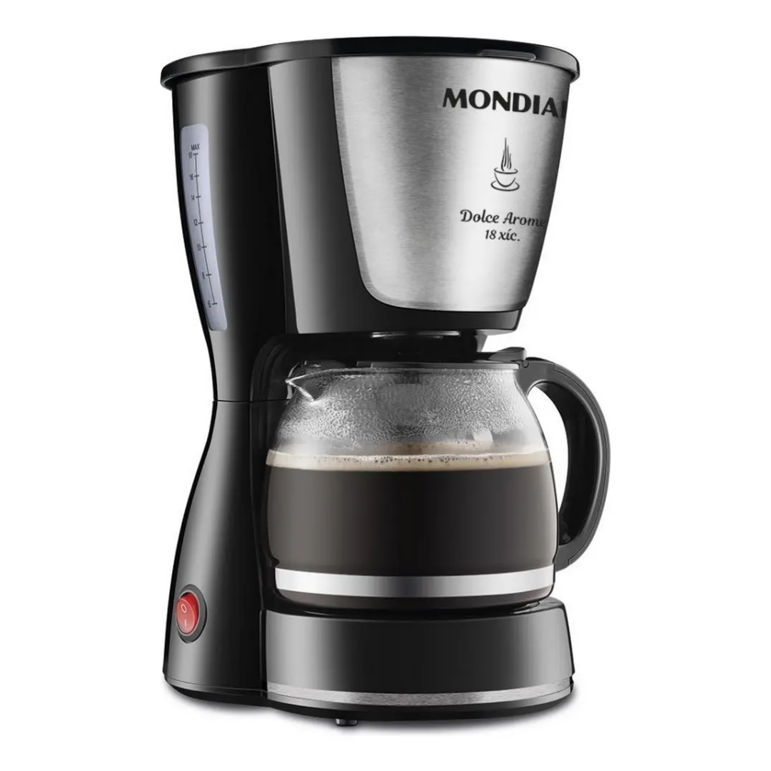 Cafeteira Elétrica Mondial Dolce Arome Inox C-30 18 Xícaras