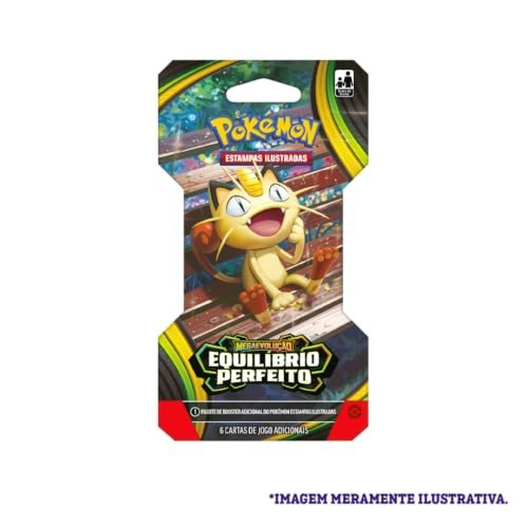 Pacote de Booster Pokémon TCG Mega Evolução Equilíbrio Perfeito em Português