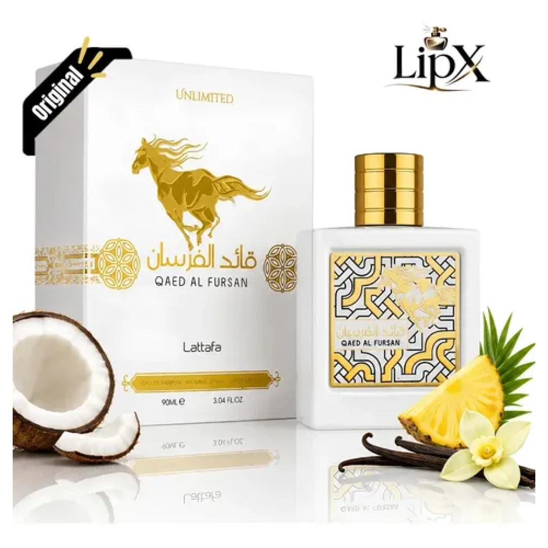 Perfume Árabe Lattafa Qaed Al Fursan Unlimited EDP 90ml