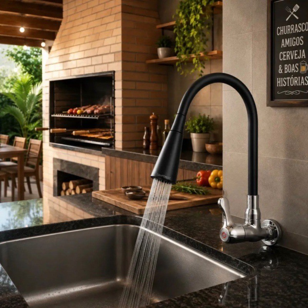 Torneira Gourmet Luxo Flexível