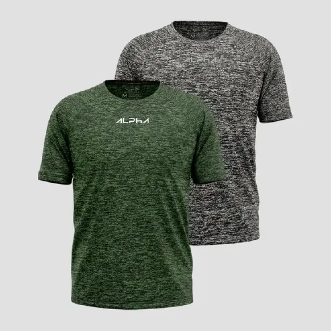 Kit com 2 Camisetas New Fluid Dry Alpha