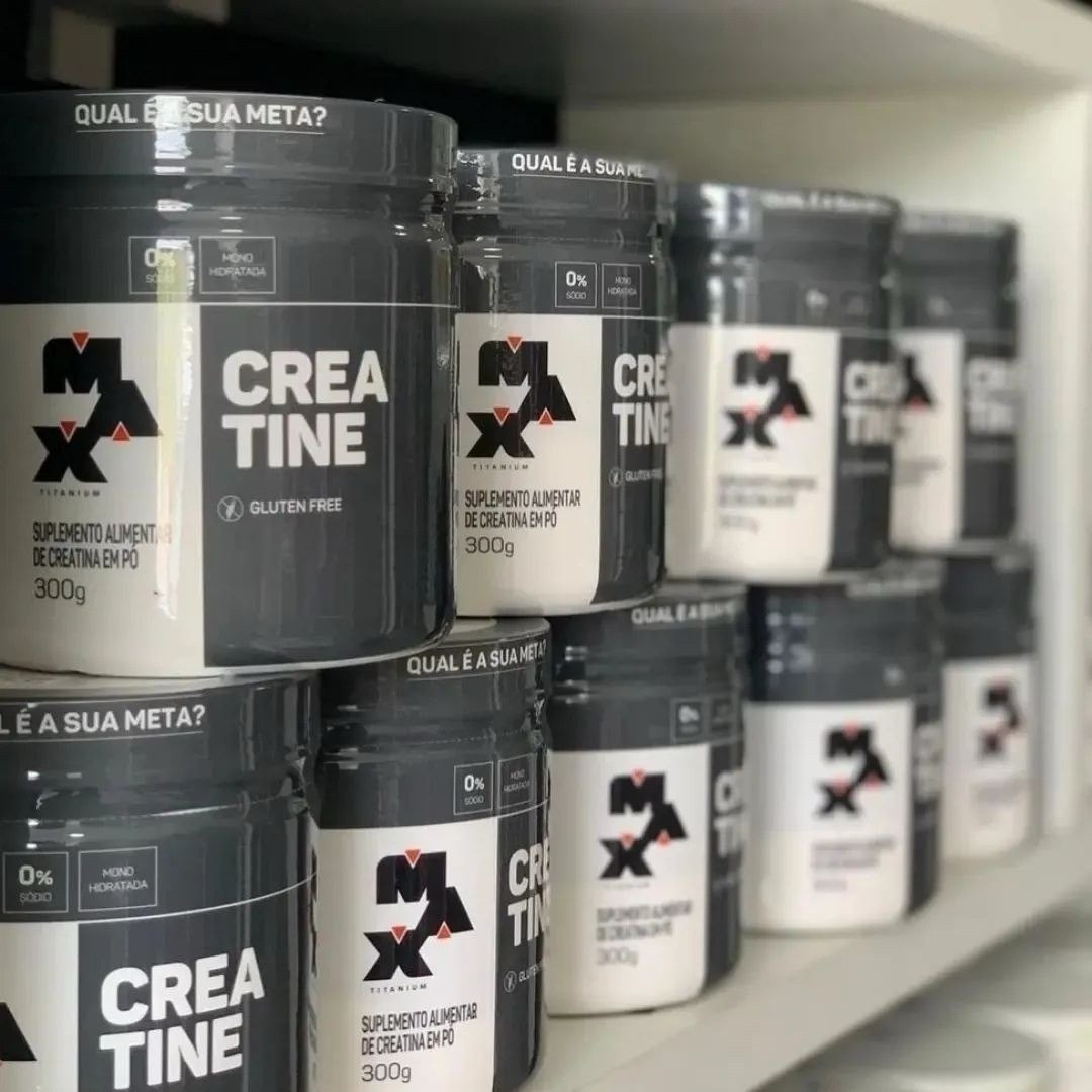 Kit com 2x Creatina 100% Max Titanium 300g