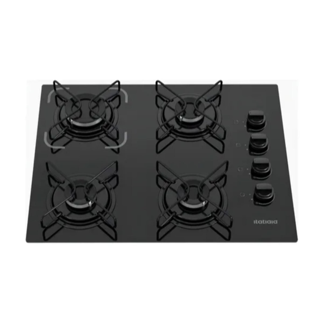 Cooktop Itatiaia Essencial 4 Bocas Preto – Bivolt com Acendimento Automático