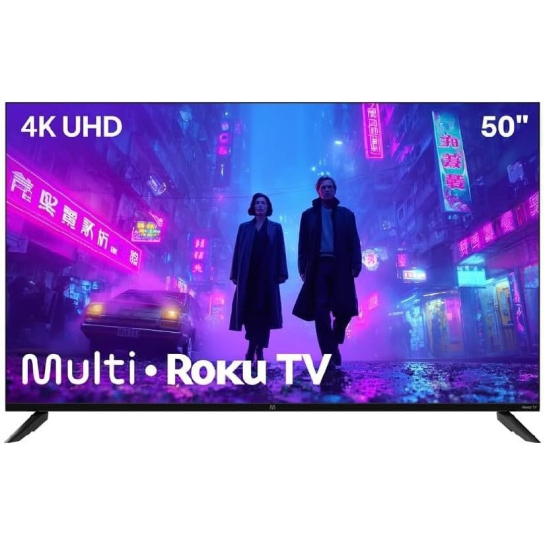 Smart TV 50" Roku Multi 4K Compatível com Alexa e Google Home