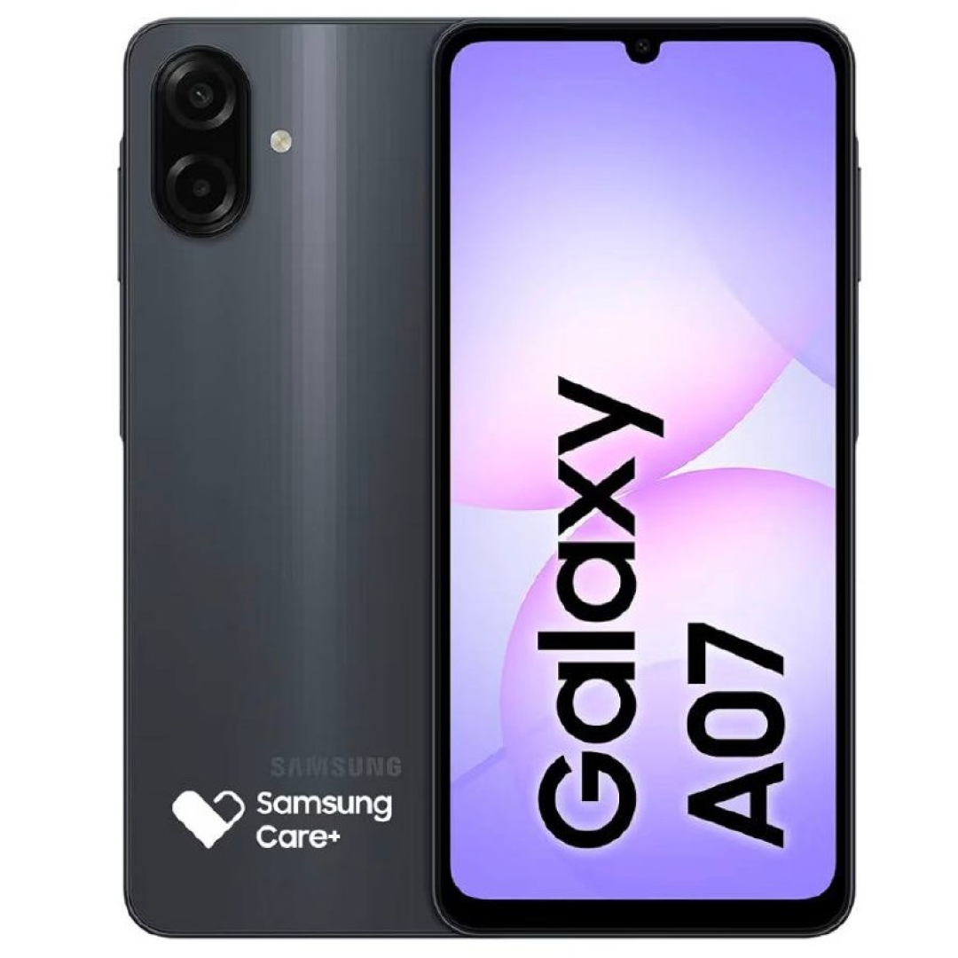 Celular Samsung Galaxy A07 256GB, 8GB, Câm. 50MP, Tela 6.7"- Preto