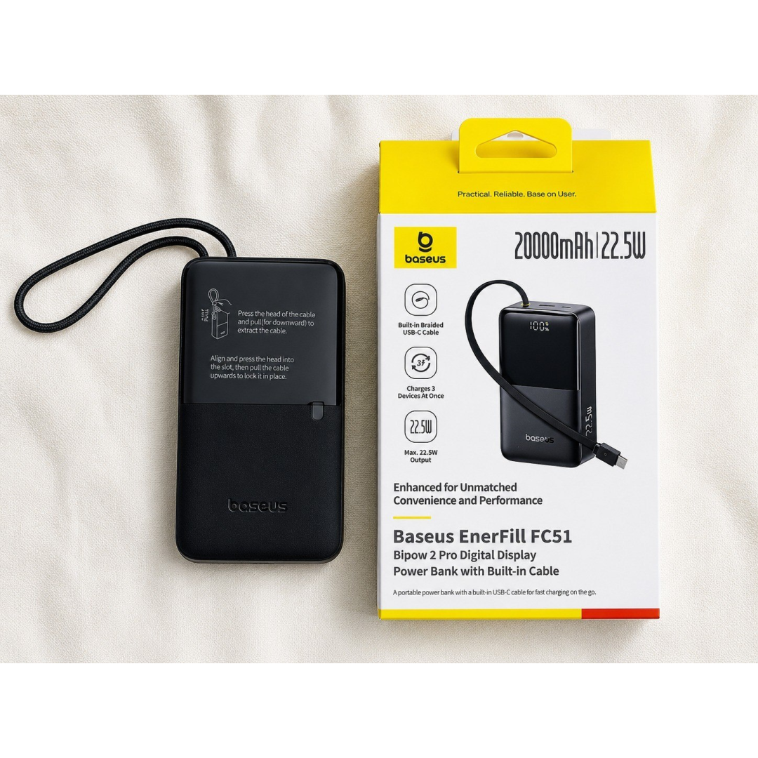 Power Bank Baseus Turbo Bipow2 Pro 20000mah 22.5w