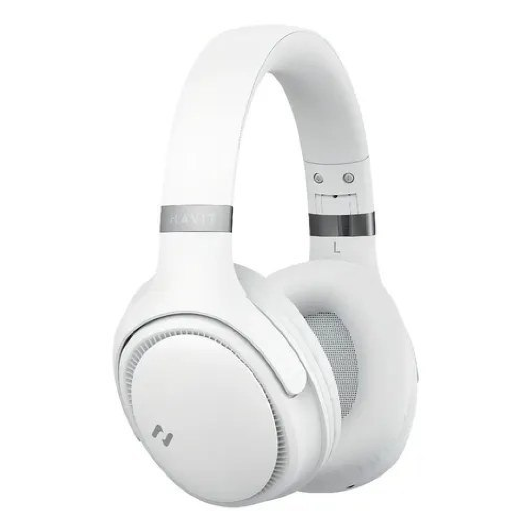Heaphone Havit H630bt Bluetooth 5.3 On-ear 3d 55h Cor Branco