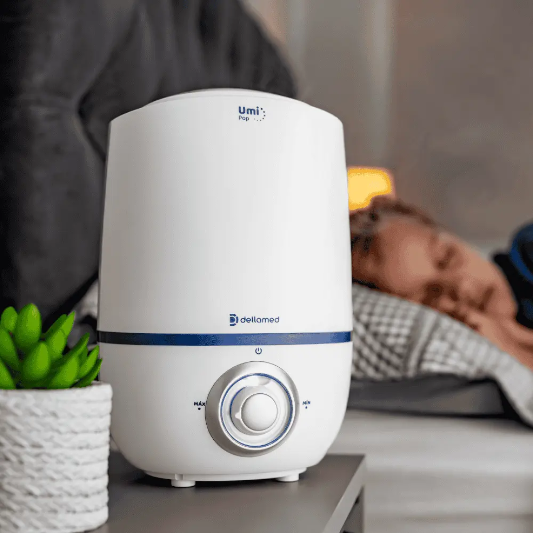 Umidificador De Ar Ultrassônico Umi Pop Health 2,3l Dellamed Cor Branco