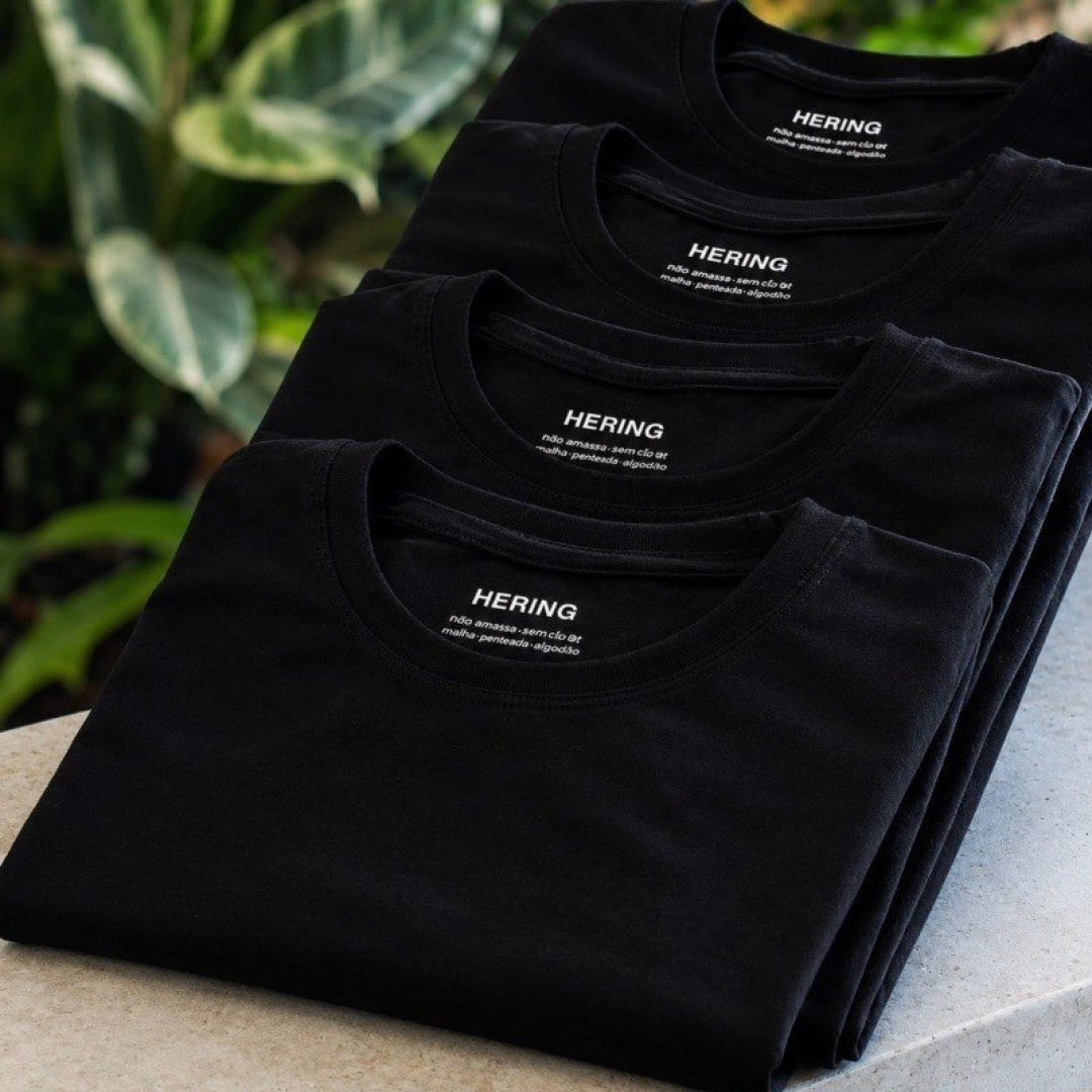 Kit Com 3 Camisetas Slim Hering