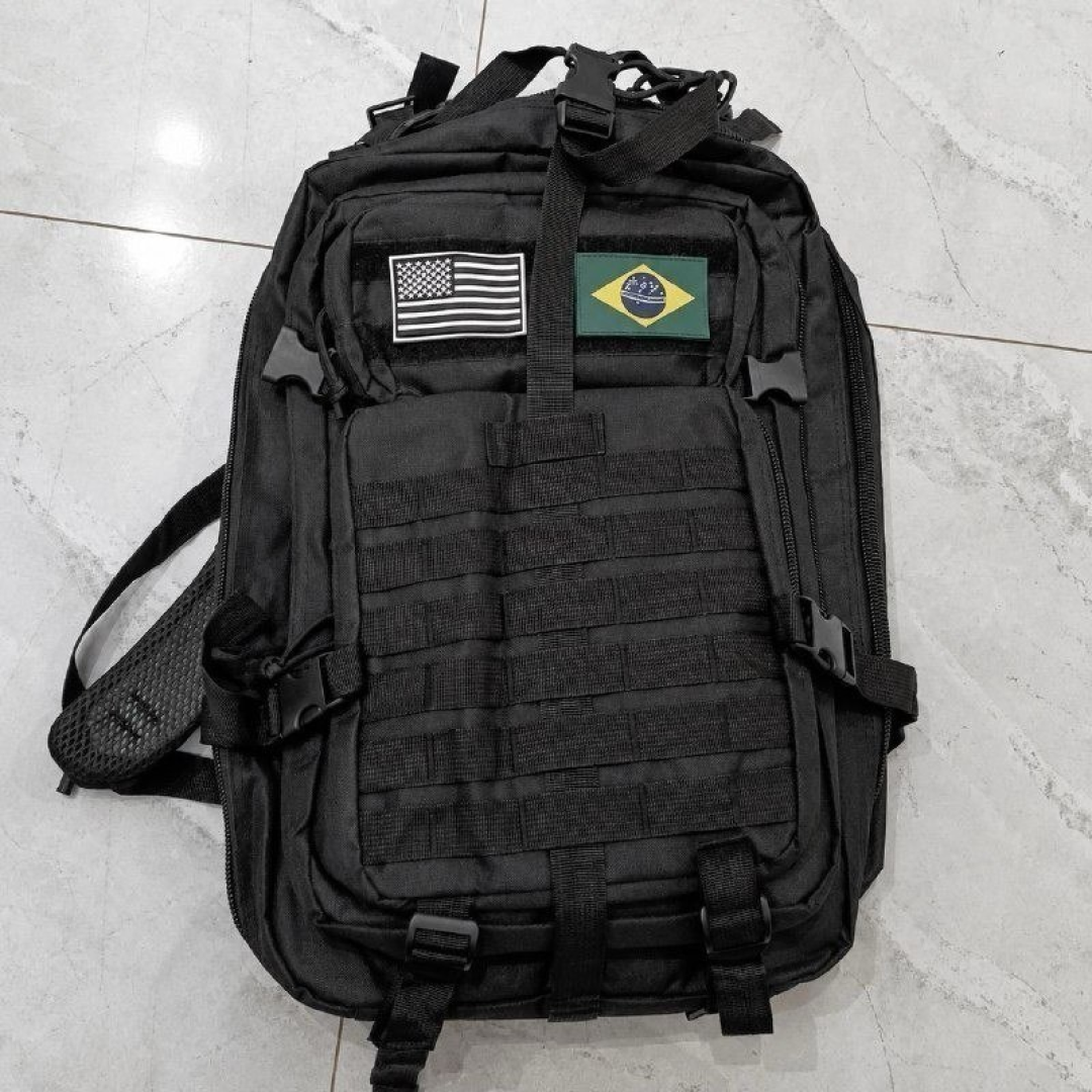 Mochila Tática Militar Grande 50L (3 cores)