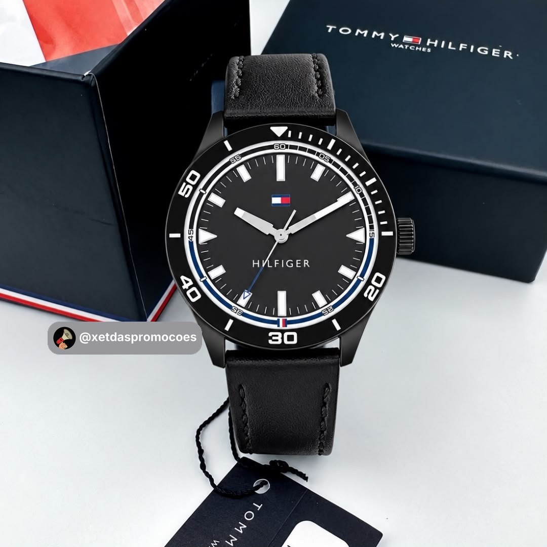 Relógio Relógio Tommy Hilfiger de Couro