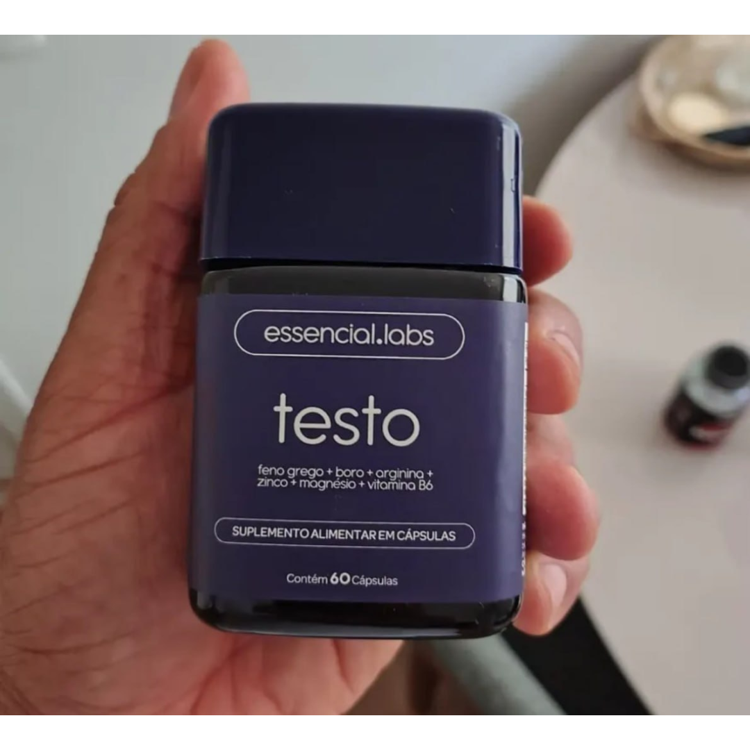 Precursor da Testosterona Testo Essencial 60 Cápsulas
