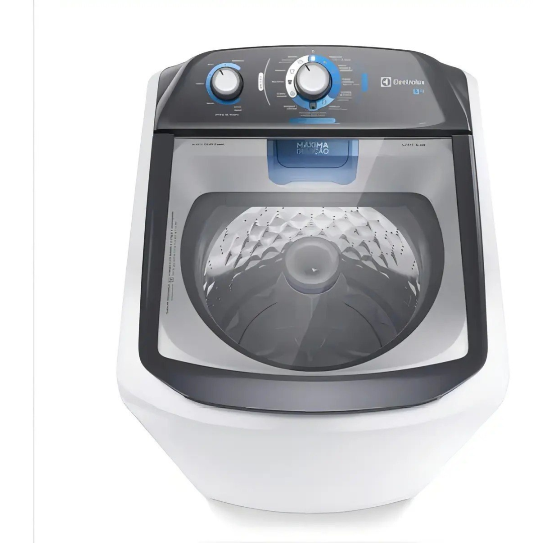 Máquina De Lavar Electrolux Efficient 13kg Auto Cesto Inox Branco