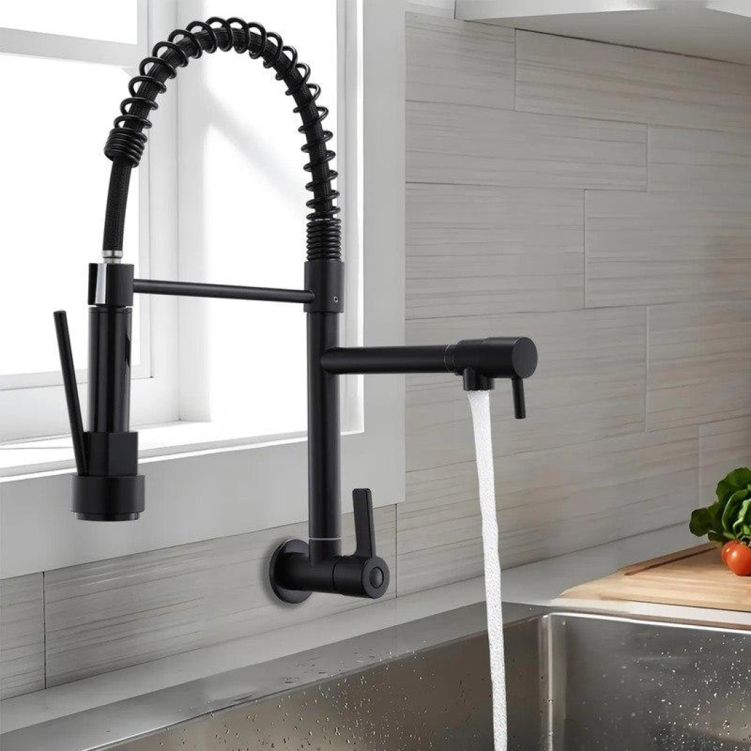 Torneira Gourmet Cozinha Mola Grande Flexível Luxo 360°