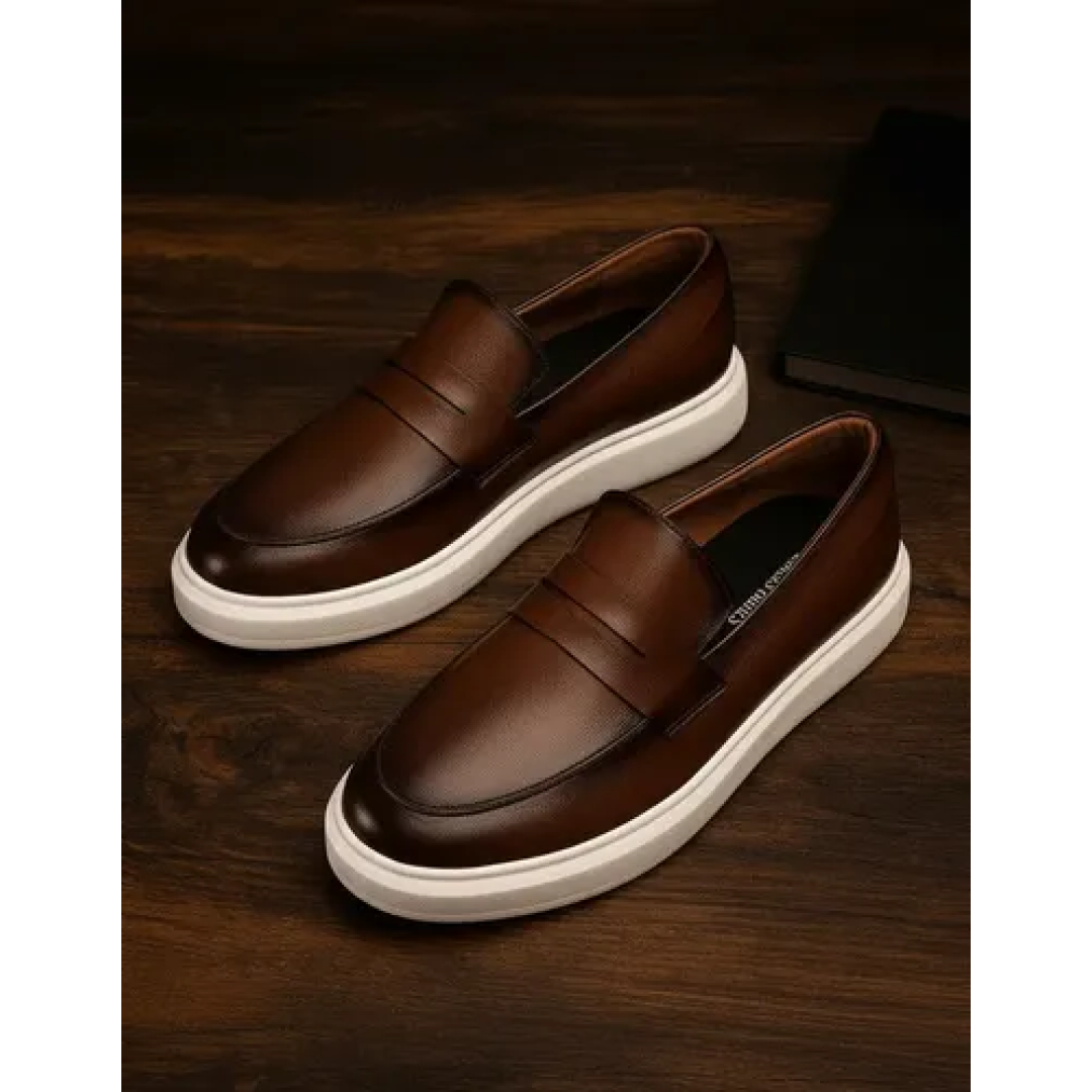 Sapato Loafer Mocassim Couro (2 cores)