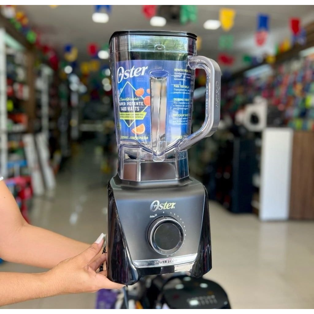 Liquidificador 1400 Full Oster Preto 3,2L 220V