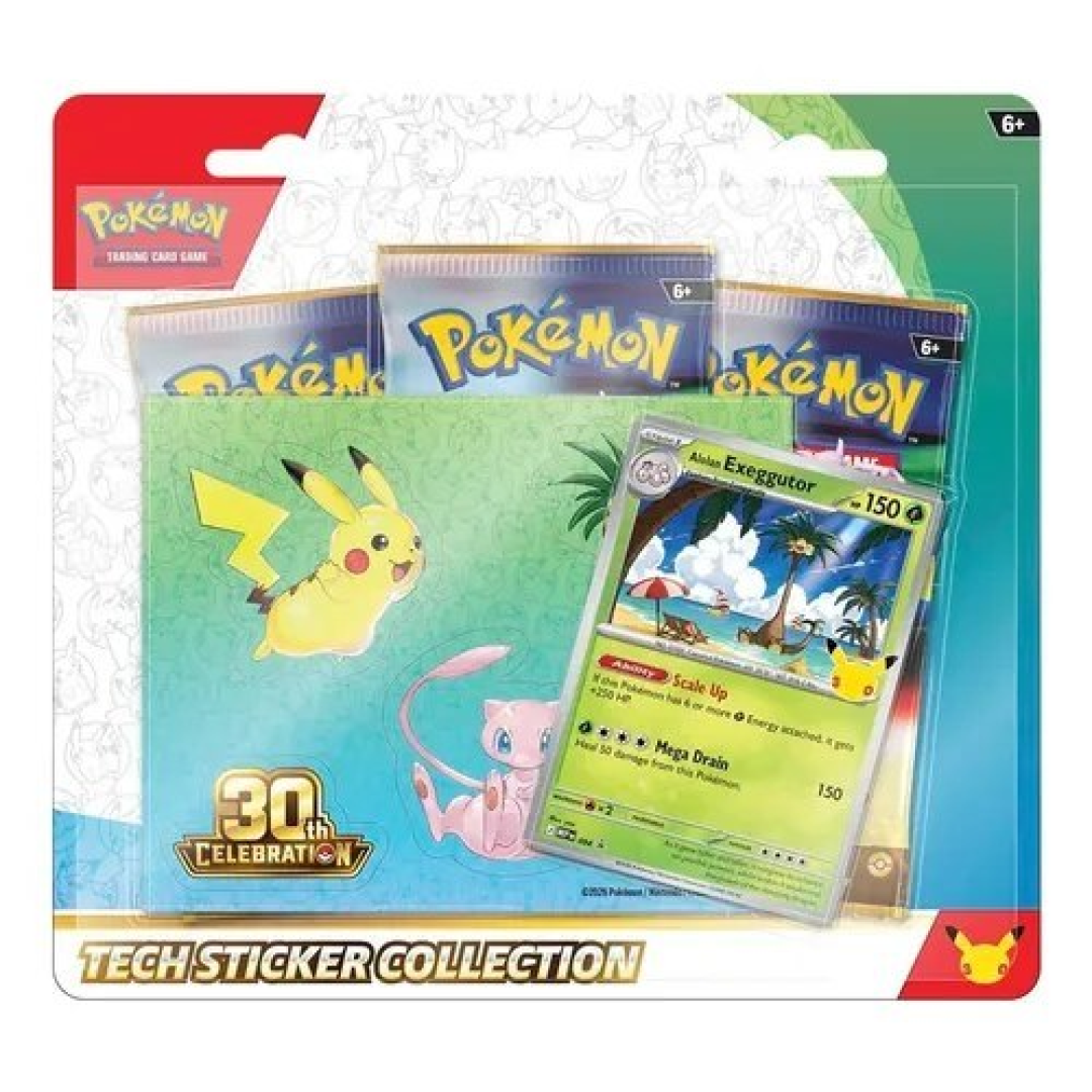 Pokémon Tcg: 30th Tech Sticker Alolan Exeggutor En
