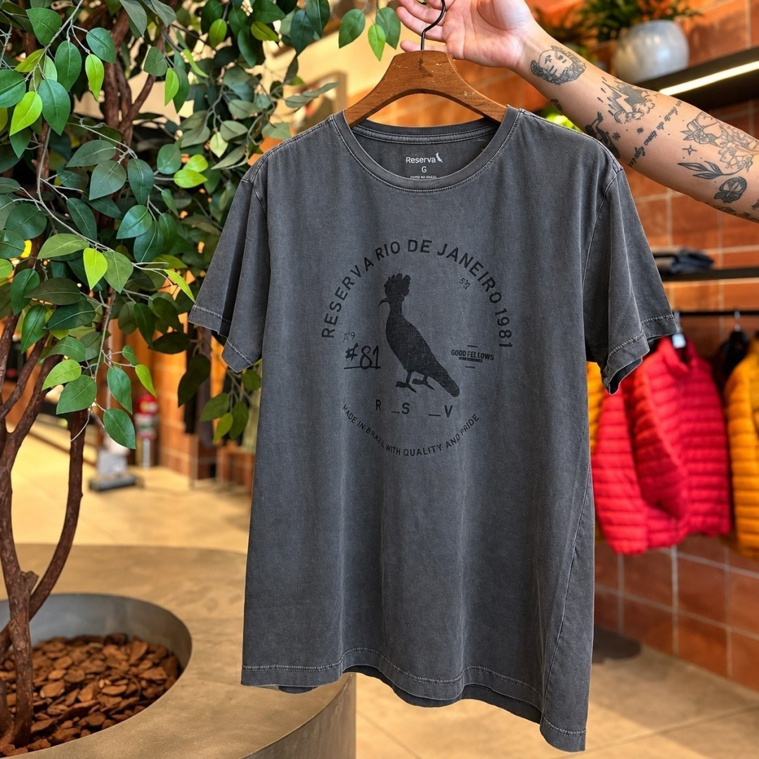 Camiseta Sb Algodão Carimbo Reserva (4 cores)