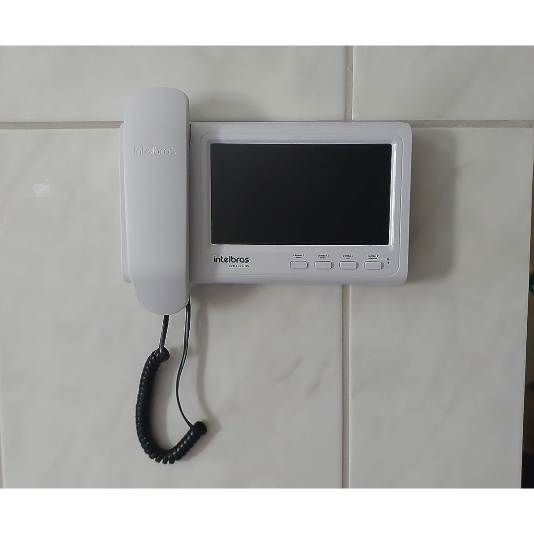 Vídeo porteiro Residencial Módulo Interno E Externo IVR 1070 HS Intelbras