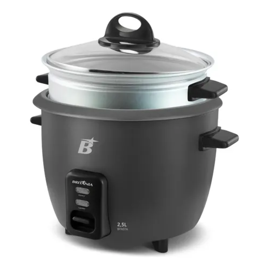 Panela elétrica multifuncional britânia Bpa07 500w Preto 60