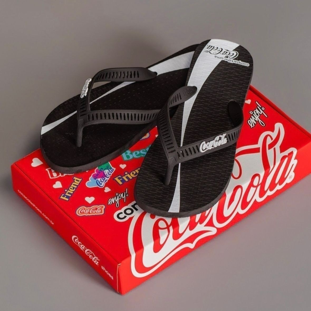 Chinelo Coca-cola Super Macio (3 cores)