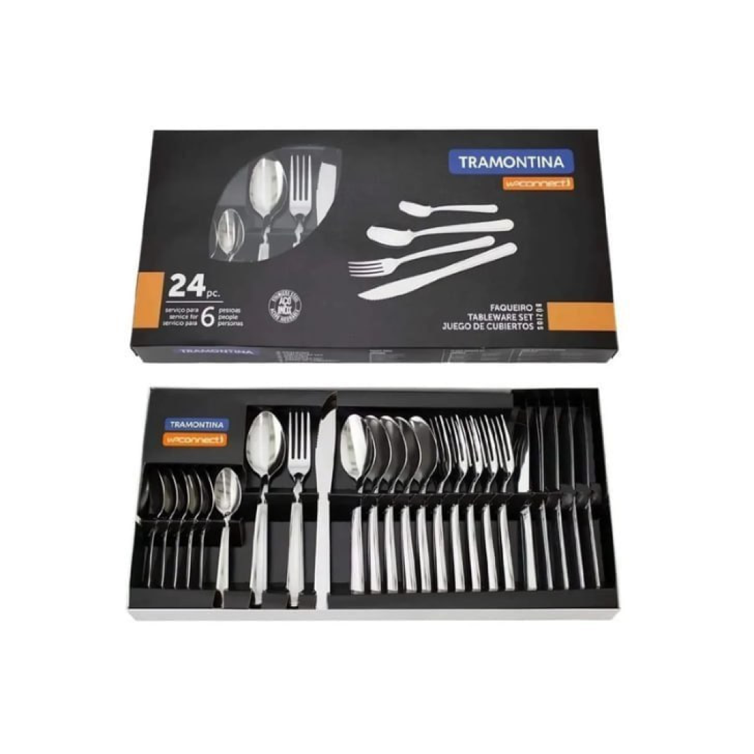 Faqueiro 24 pcs Tramontina Búzios