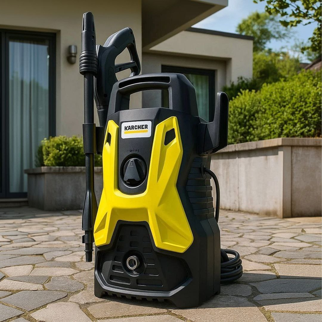Lavadora De Alta Pressão Kärcher 1500psi 1400w C/ Aplicador de Detergente e Lança Regulável 110/220v