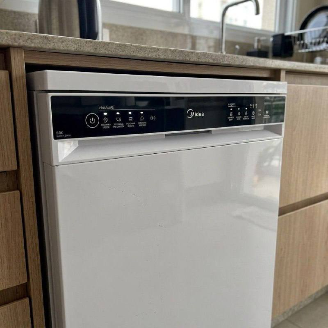 Lava Louças 8 Serviços Branco Touch Plus Midea