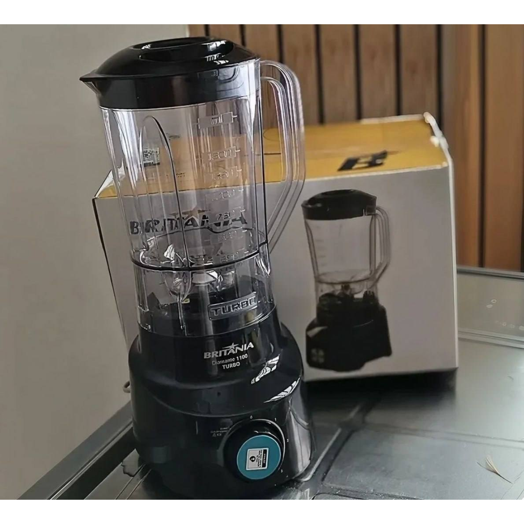 Liquidificador Britânia 2.6l Diamante 1100 Preto