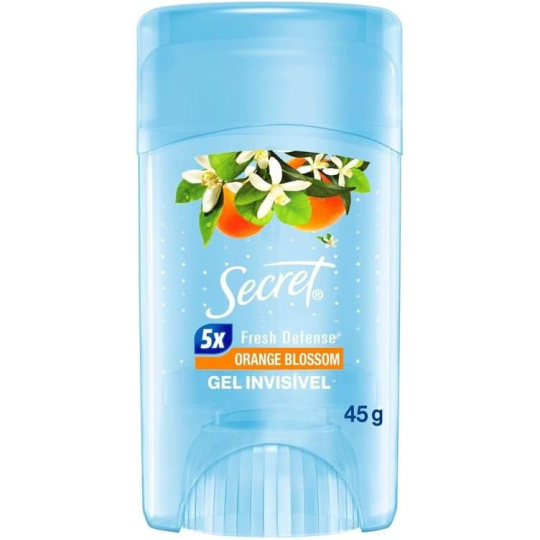 Secret Desodorante Antitranspirante em Gel Flor de Laranjeira 45g