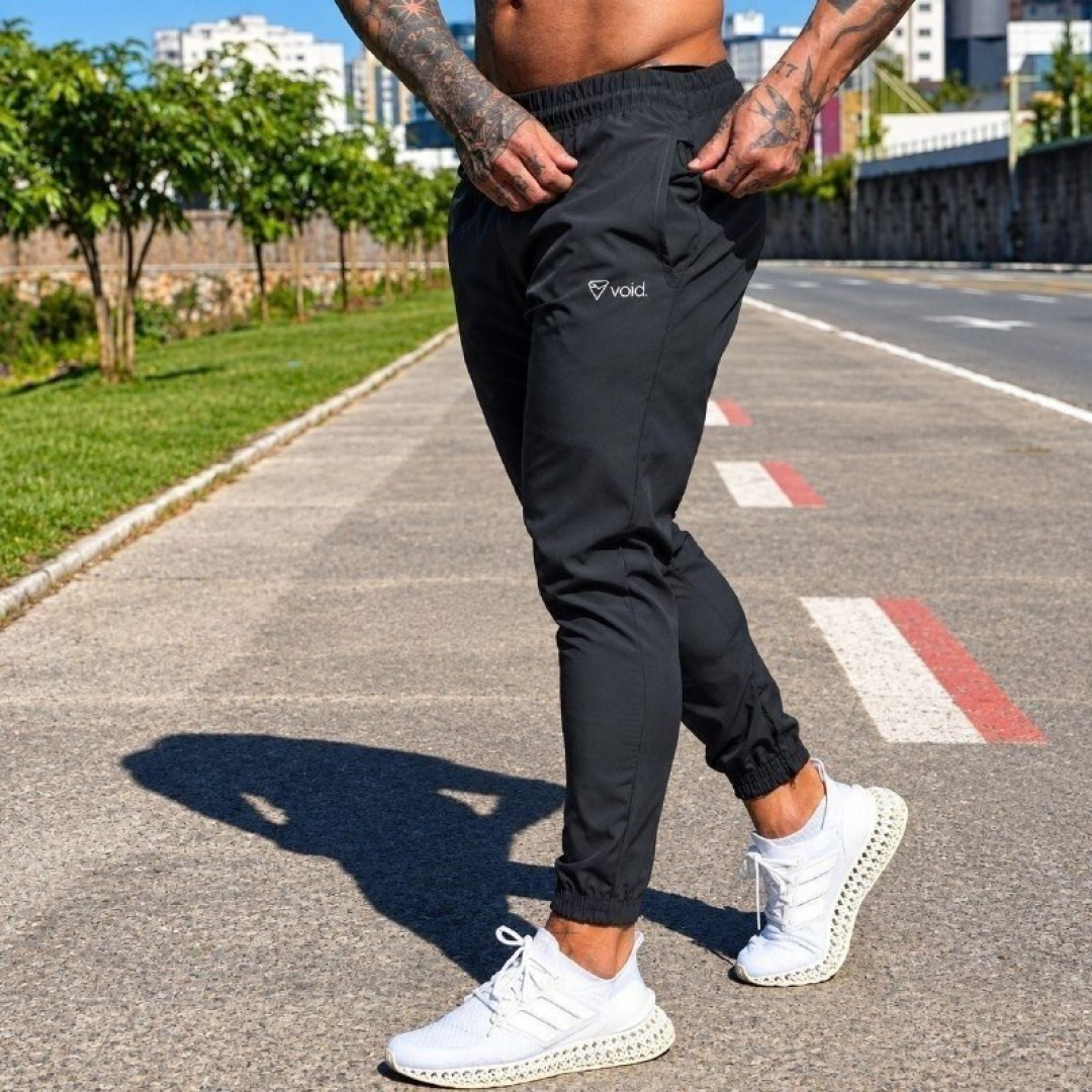 Kit com 3 Calças Jogger Tactel com Elastano