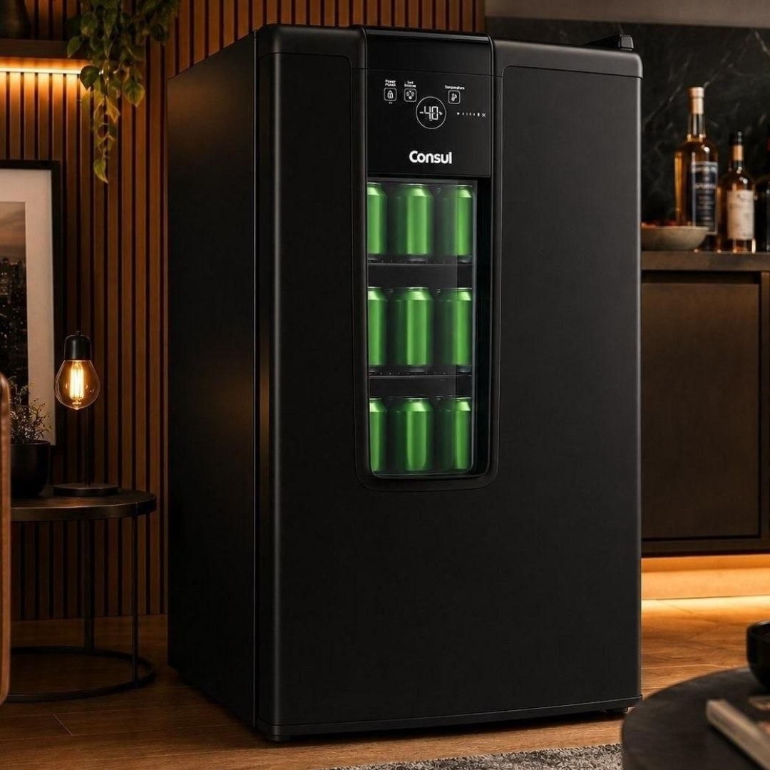Cervejeira Consul Preta - Cze12me Preto 220v
