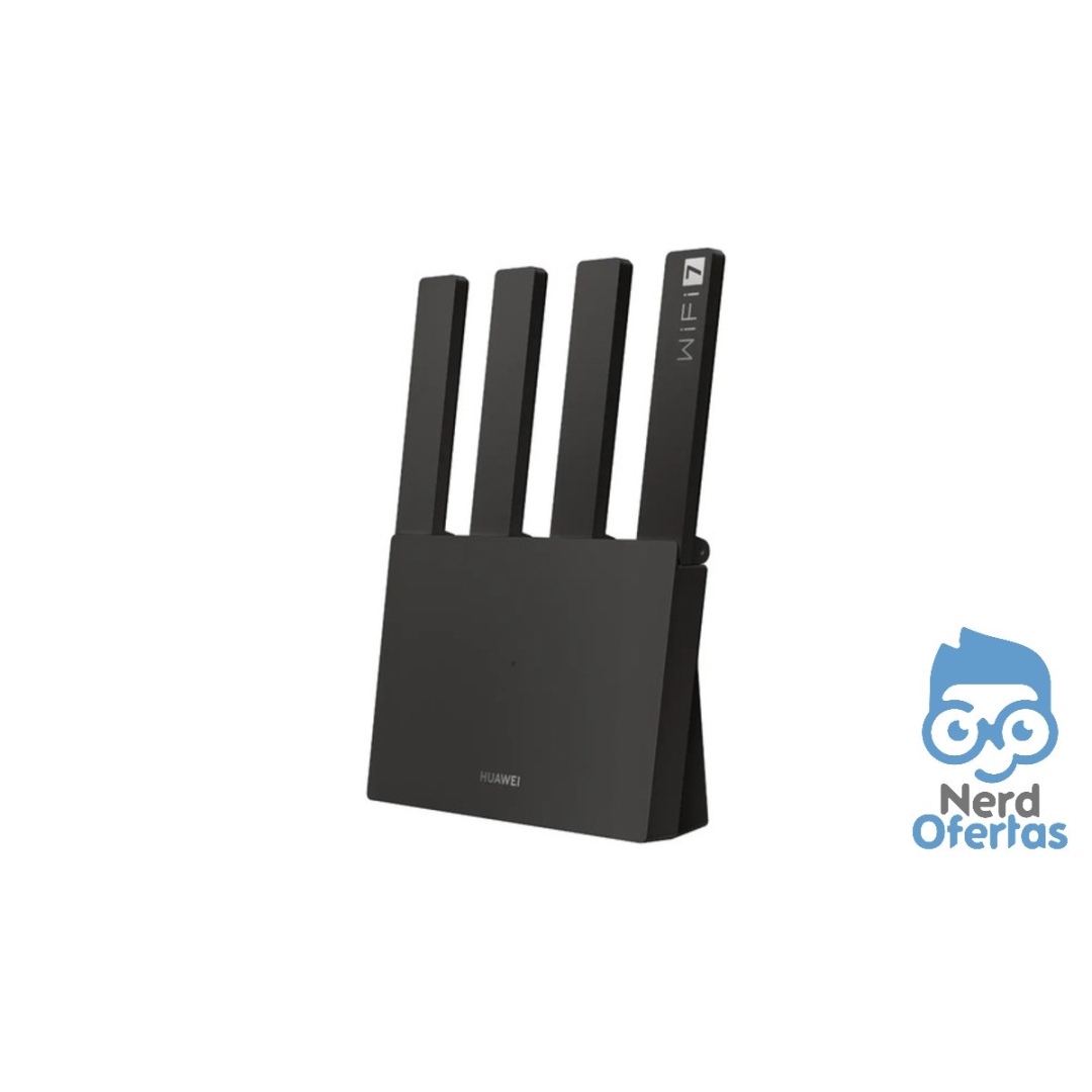 HUAWEI WiFi BE3 3.6 Gpbs Dual-Band Wi-Fi 7 I Visualização de diagnóstico WiFi I Controle parental Preto