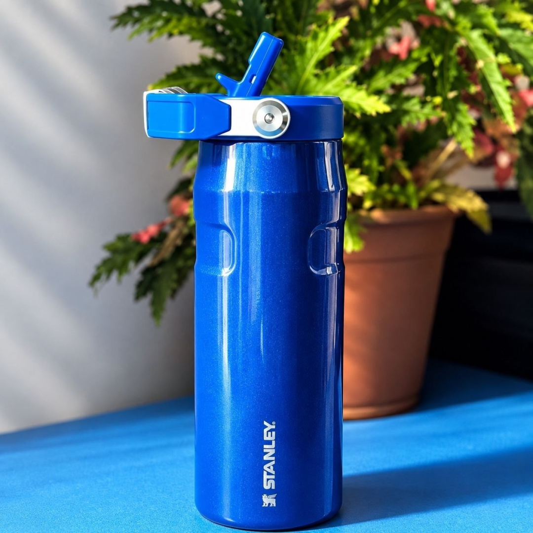 Garrafa Térmica Stanley Aerolight Flip Straw Sapphire Shimmer 710ml