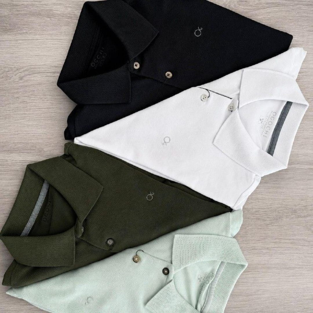 Camisa Gola Polo Ogochi Slim (6 cores)