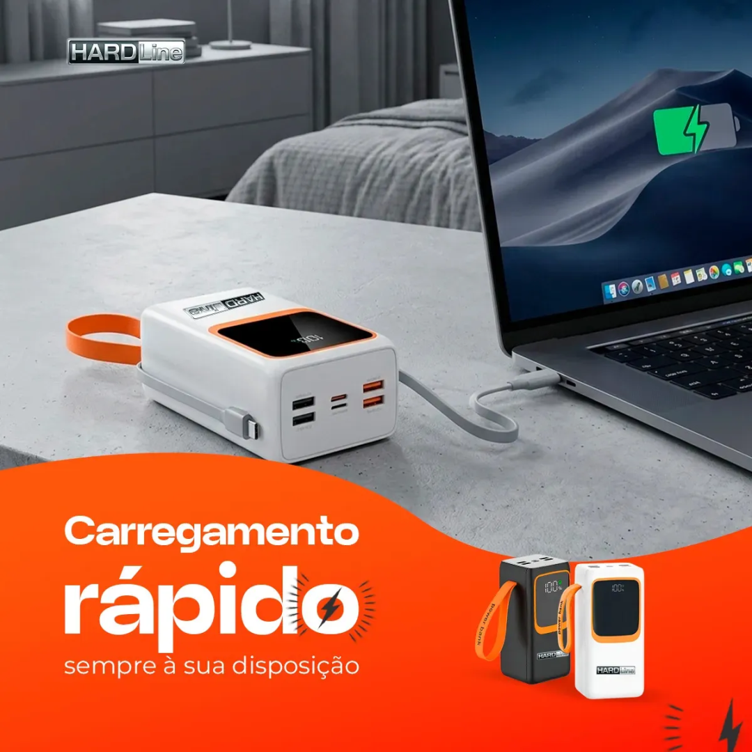 Carregador Portátil Power Bank Turbo 20000mah