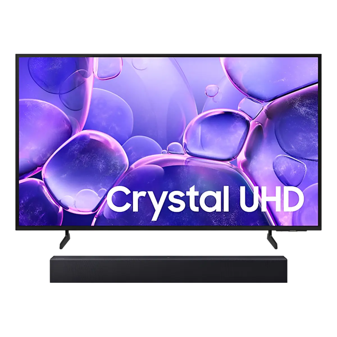 Samsung Combo Smart TV 58" Crystal UHD 4K U8500F 2025 + Soundbar Samsung HW-B400F