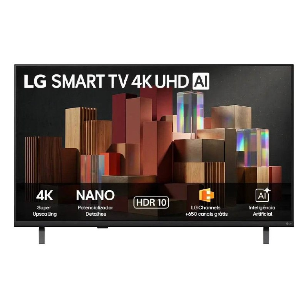 Smart TV LG 65'' 4K Ultra HD NANO AI Magic Webos 26 65UN85C HDR10 Bluetooth Wi-Fi Google Cast