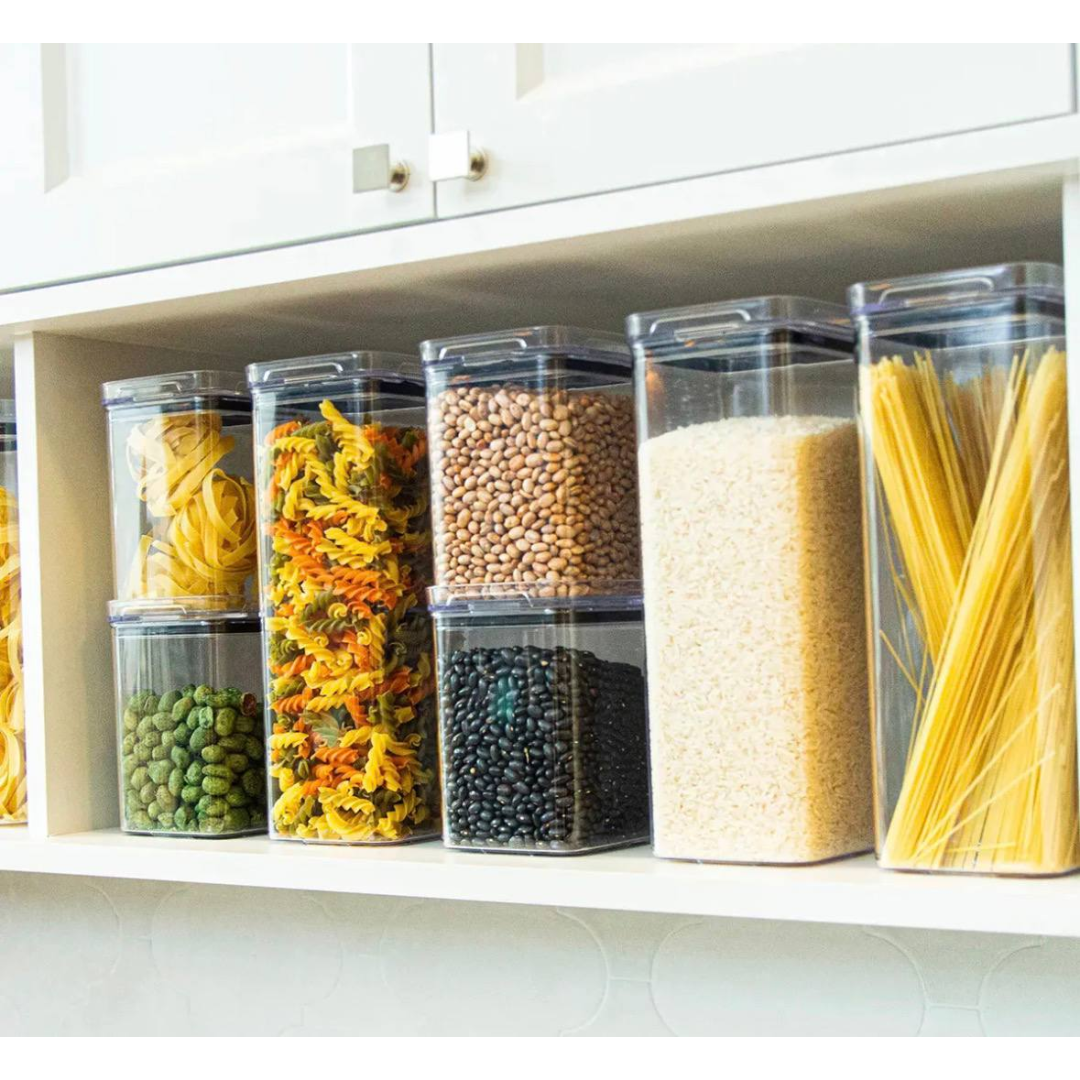 Kit 10 Porta Mantimentos Hermetico, Pote Para Alimentos