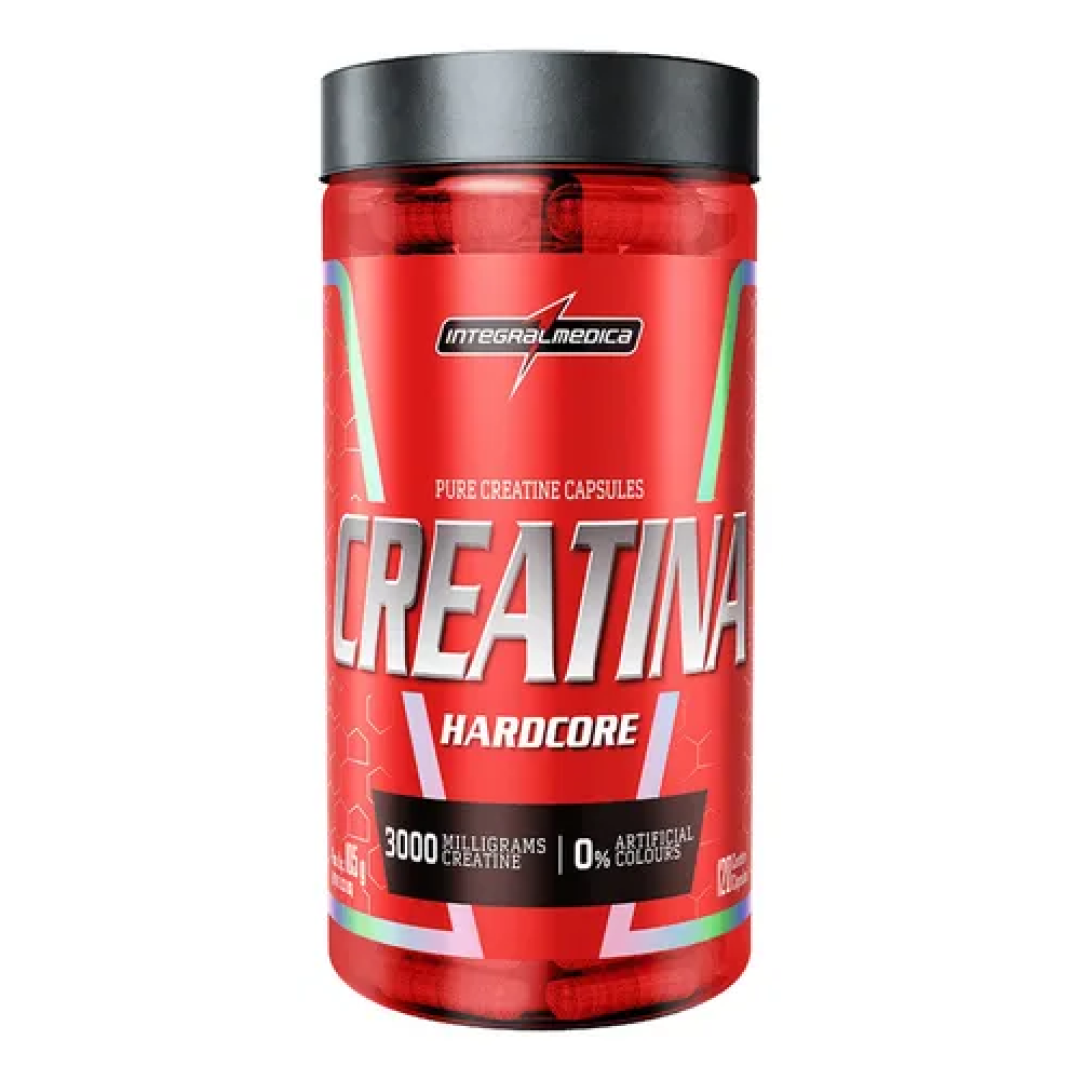 Creatina Hardcore 120 Cápsulas Integralmedica