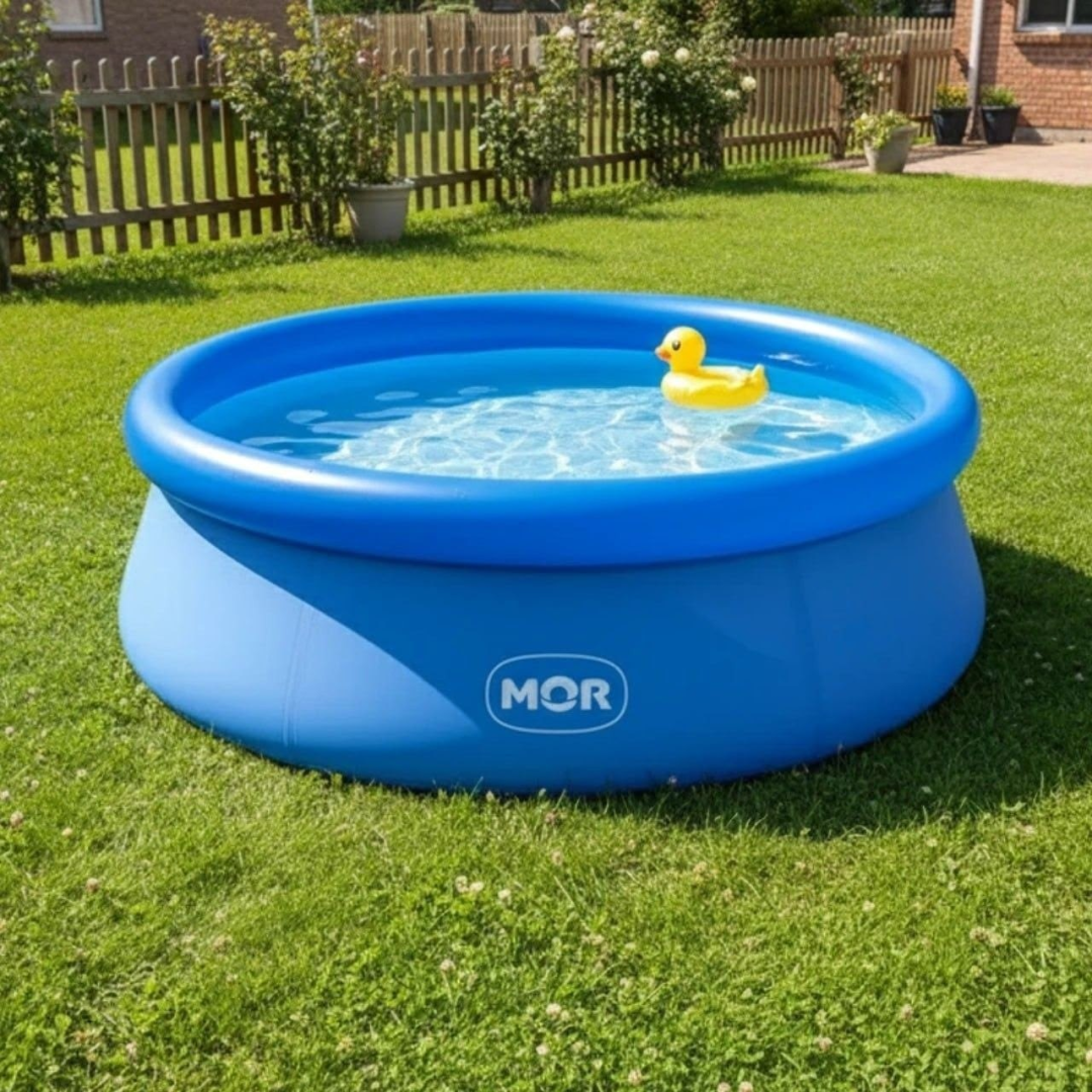 Piscina Inflável Redonda 1000 Litros Mor Azul