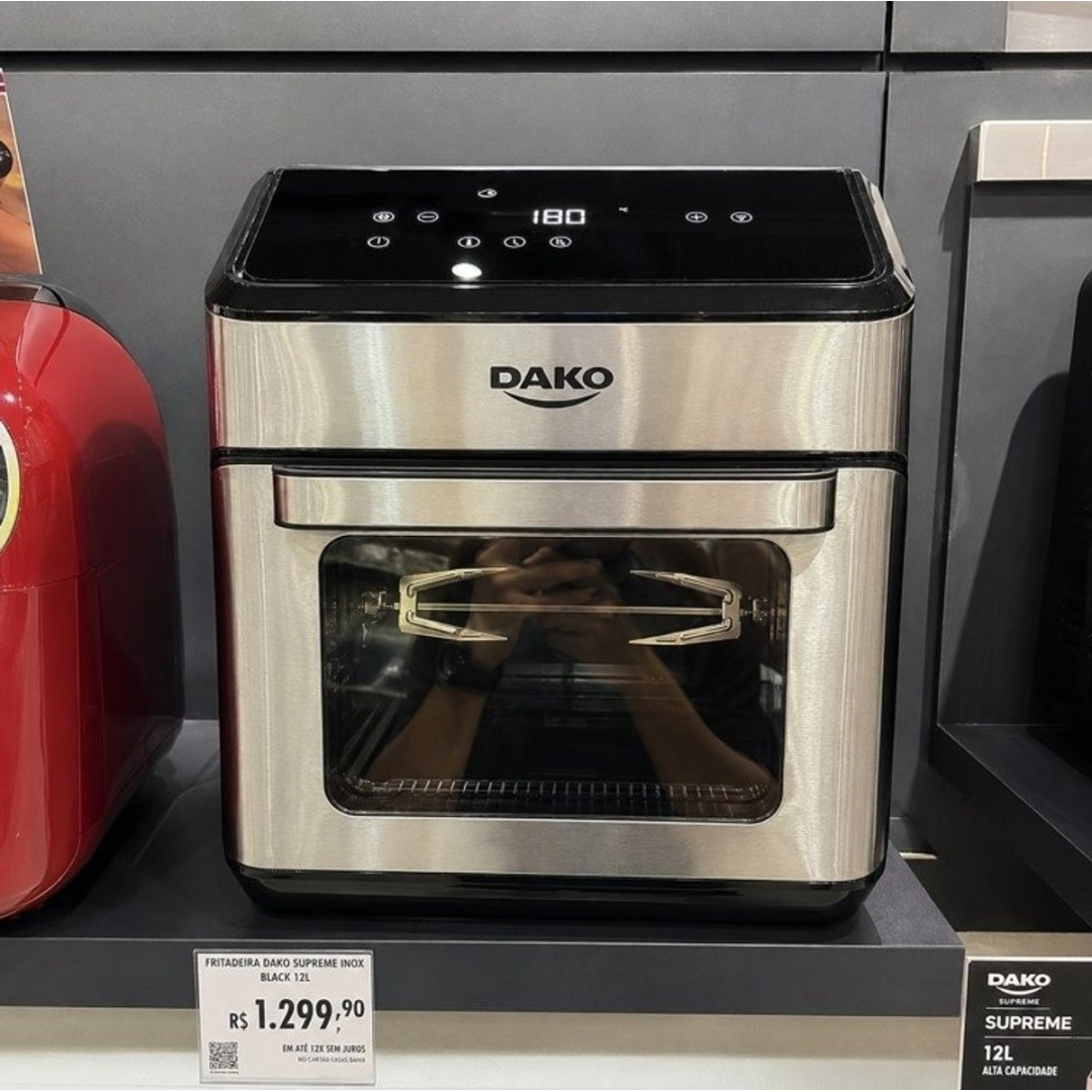 Fritadeira Air Fryer Oven Dako Grandes Apetites 12L 127V