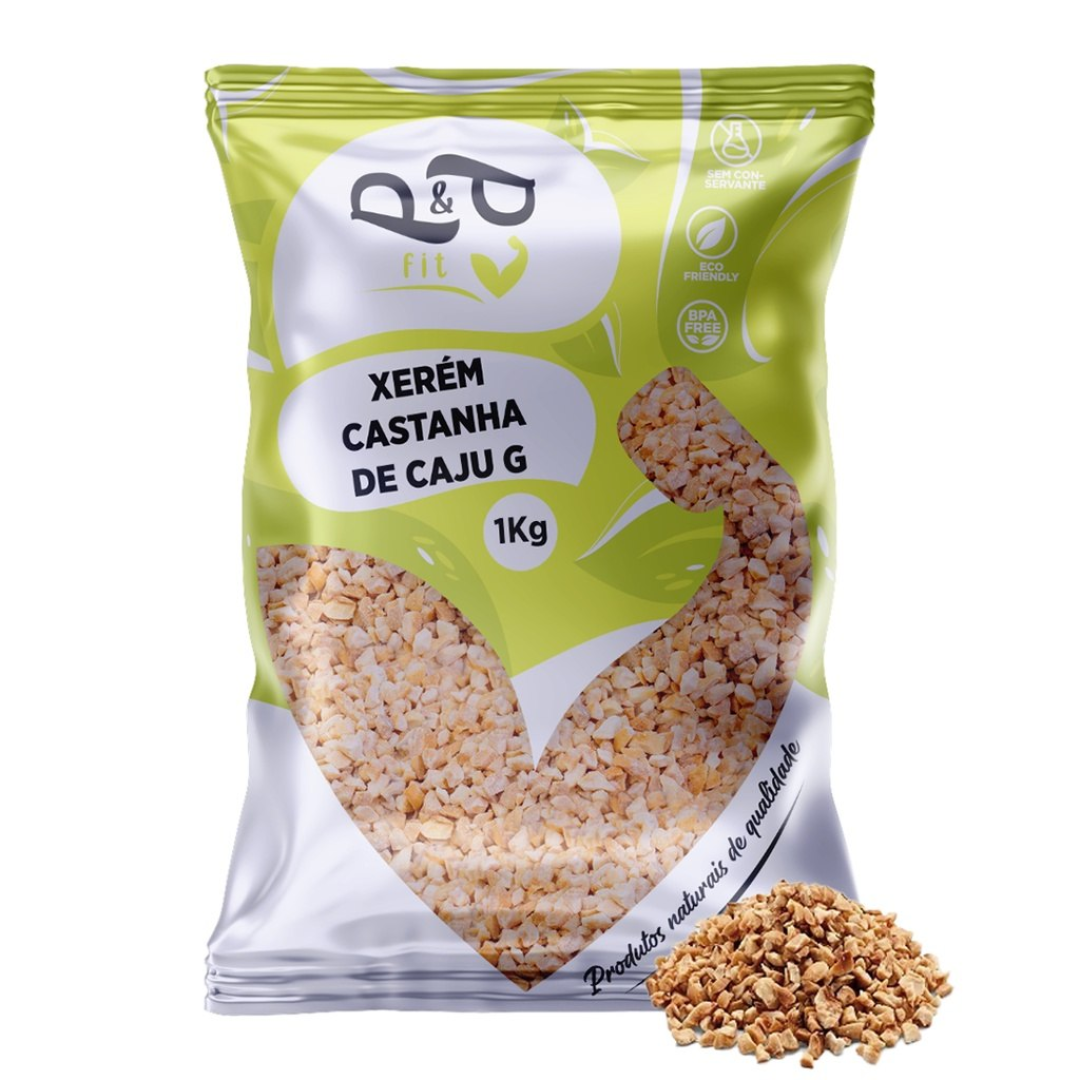 Castanha de Caju 1Kg Torrada Triturada Xerém P