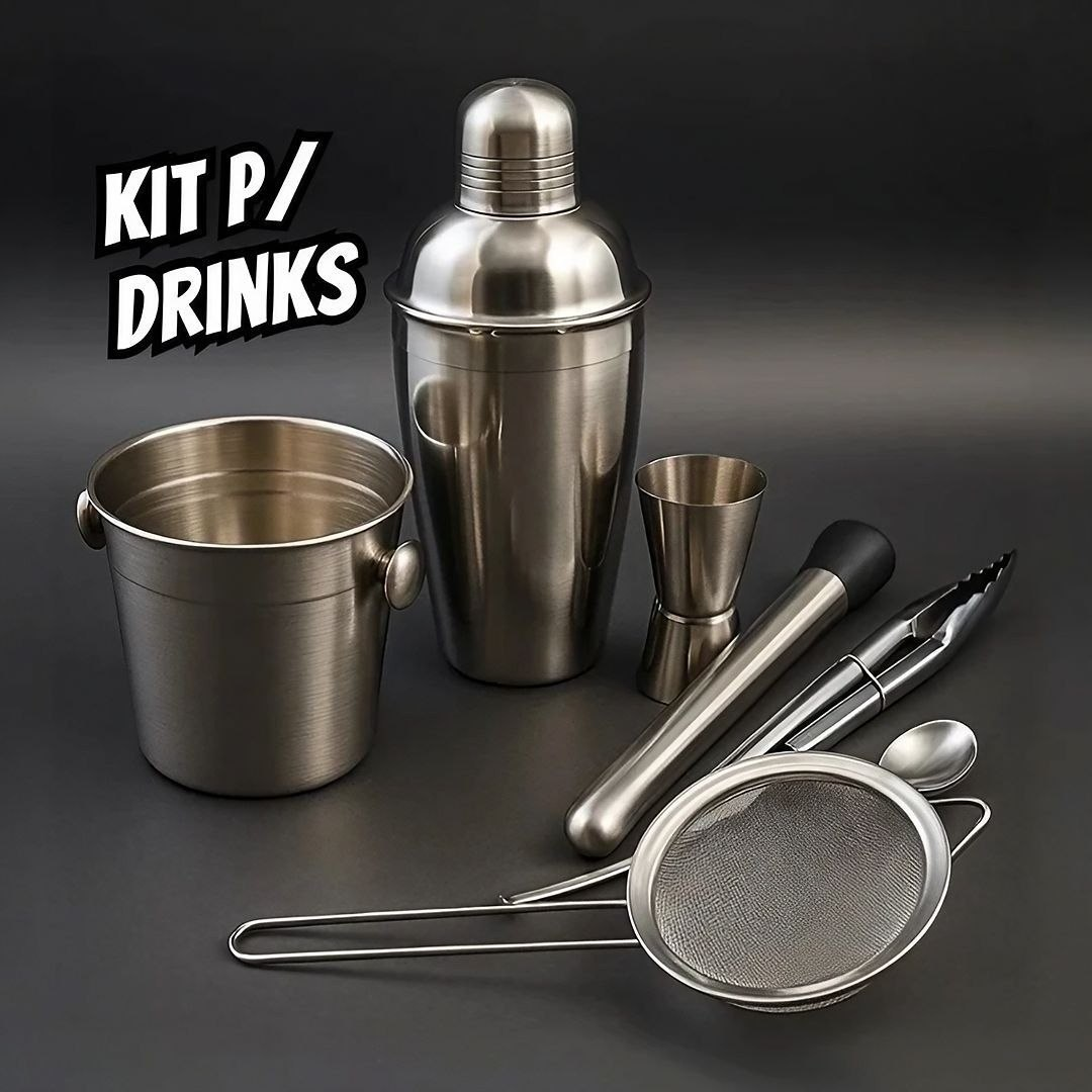 Coqueteleira Bar Man Profissional Inox