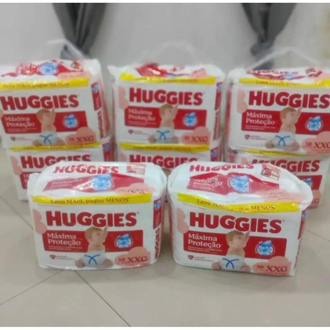 Huggies Fralda Descartável Máxima Proteção M - 172 Un