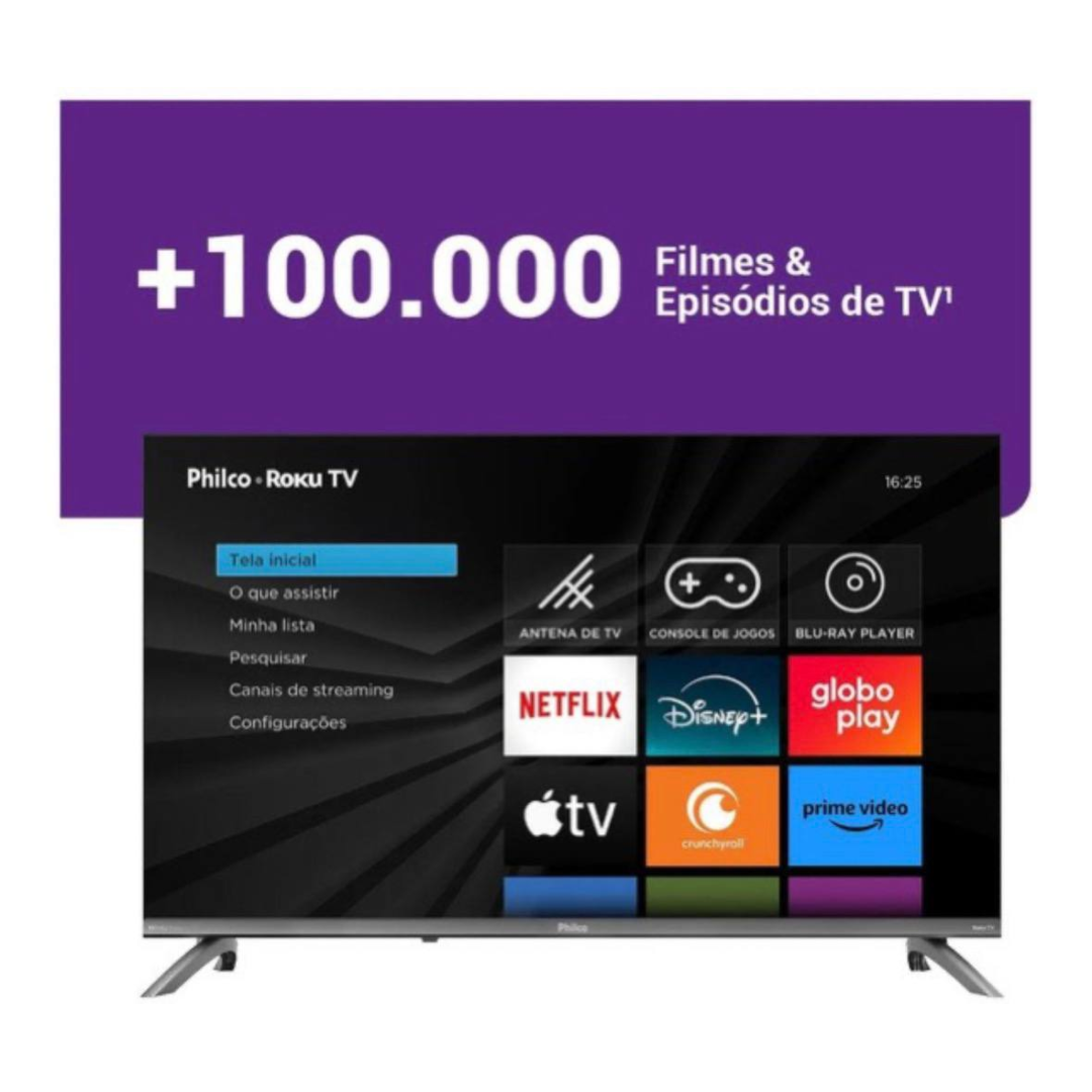 Smart Tv 32 Philco Roku Tv Dolby Áudio Hdr10 P32crb